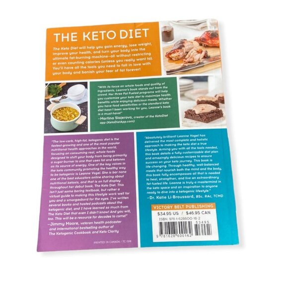 The Keto Diet Book Leanne Complete Guide‎ High Fat Recipes High Protein Book - Picture 3 of 3